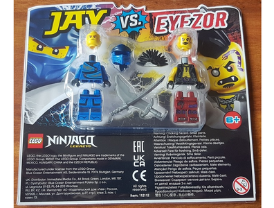 lego 2021 set 112112 Jay vs. Eyezor blister pack Jay contre Eyezor