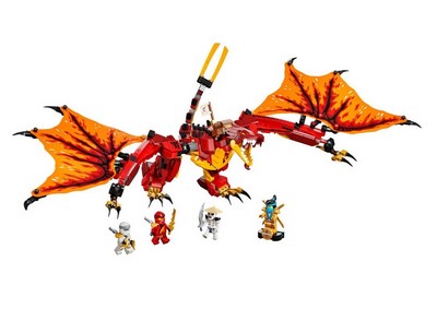 lego 2021 set 71753 Fire Dragon Attack L'attaque du dragon de feu