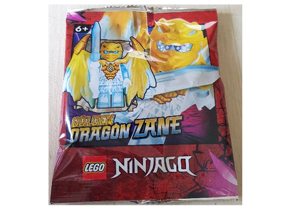 lego 2022 set 892293 Golden Dragon Zane foil pack Zane dragon d'or