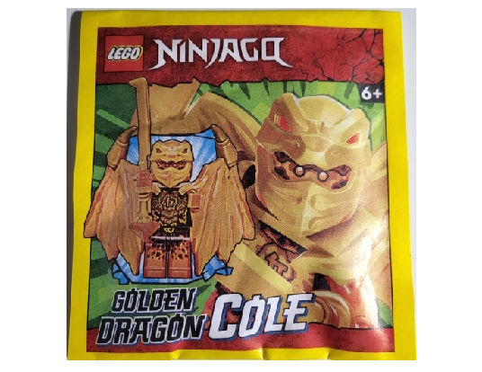 lego 2023 set 892304 Golden Dragon Cole paper bag Golden Dragon Cole