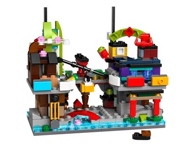 lego 2024 set 40706 Micro NINJAGO City Markets Les marchés de NINJAGO City miniatures