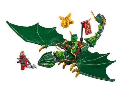 lego 2025 set 71829 Lloyd's Green Forest Dragon