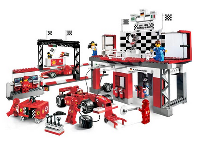 lego 2006 set 8672 Ferrari Finish Line 