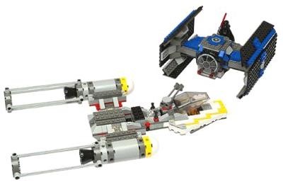 lego 1999 set 7150 TIE Fighter and Y-wing 