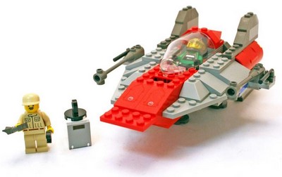 lego 2000 set 7134 A-wing Fighter 