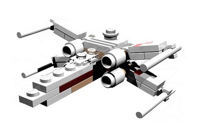 lego 2004 set 6963 X-wing Fighter 