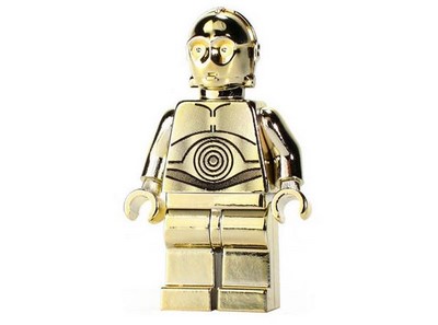 lego 2007 set 4521221 Gold chrome plated C-3PO 