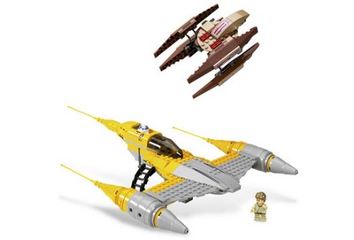 lego 2007 set 7660 Naboo N-1 Starfighter with Vulture Droid 