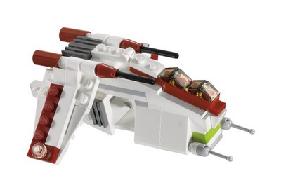 lego 2009 set 20010 Republic Gunship 