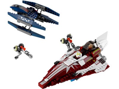 lego 2009 set 7751 Ahsoka's Starfighter and Droids 