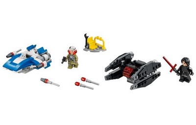 lego 2018 set 75196 A-Wing vs. TIE Silencer Microfighters Microfighter A-Wing vs. Silencer TIE