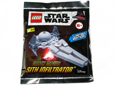 lego 2020 set 912058 Darth Maul's Sith Infiltrator - Mini foil pack Darth Maul's Sith Infiltrator