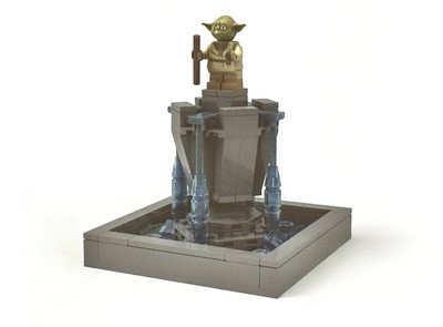 lego 2023 set 6471930 Lucas Yoda Fountain 
