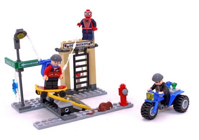 lego 2004 set 4853 Spider-Man's Street Chase 