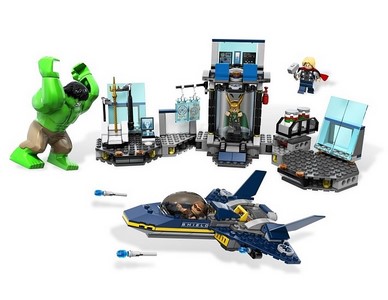 lego 2012 set 6868 Hulk's Helicarrier Breakout 