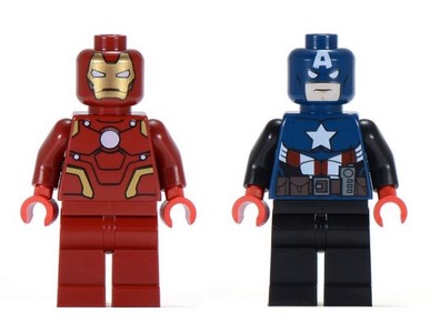 lego 2012 set LCP2012 Iron Man and Captain America 