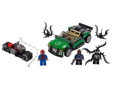 lego 2013 set 76004 Spider-Man : Spider-Cycle Chase 