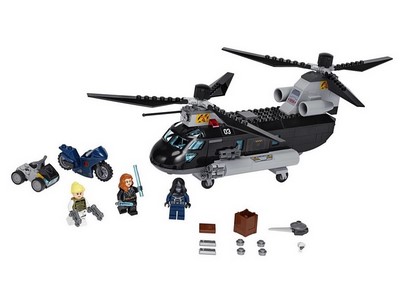 lego 2020 set 76162 Black Widow's Helicopter Chase La poursuite en hélicoptère de Black Widow