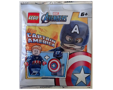 lego 2021 set 242106 Captain America foil pack Captain America