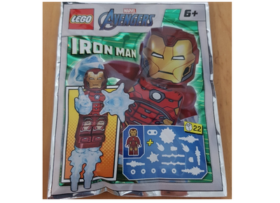 lego 2022 set 242210 Iron Man foil pack Iron Man