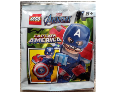 lego 2022 set 242212 Captain America foil pack Capitaine America