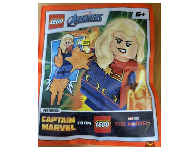 lego 2023 set 242321 Captain Marvel paper bag Captain Marvel