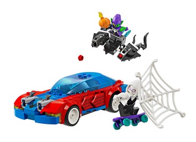 lego 2024 set 76279 Spider-Man Race Car & Venom Green Goblin La voiture de course de Spider-Man contre le Bouffon Vert venomis