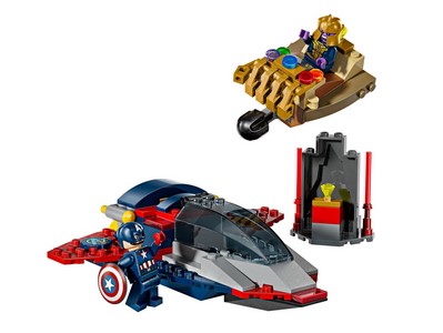lego 2025 set 76319 Captain America vs. Thanos Captain America contre Thanos