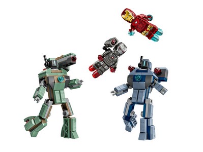 lego 2025 set 76320 Iron Man and War Machine vs. Hammer Drones Iron Man et War Machine contre les drones de Hammer