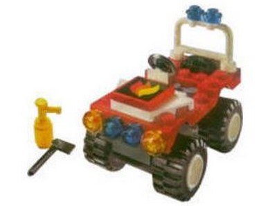 lego 2005 set 4914 Fire Chief's Car 