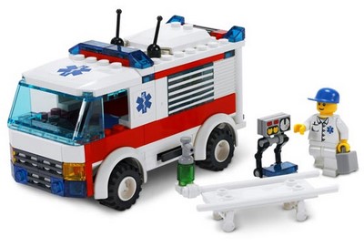 lego 2006 set 7890 Ambulance 