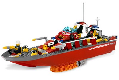 lego 2007 set 7906 Fire Boat (Fireboat) 