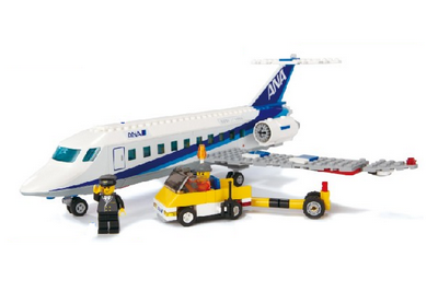 lego 2010 set 3181-2 Passenger Plane - ANA Version 