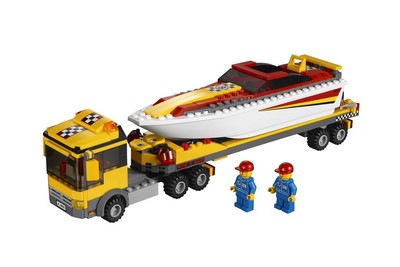 lego 2011 set 4643 Power Boat Transporter 