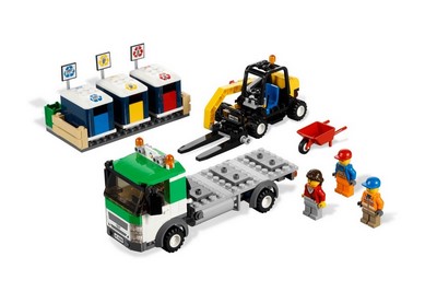 lego 2012 set 4206-2 Recycling Truck 