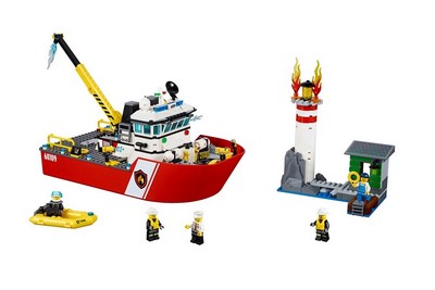 lego 2016 set 60109 Fire Boat 