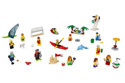 lego 2017 set 60153 People pack - Fun at the beach 