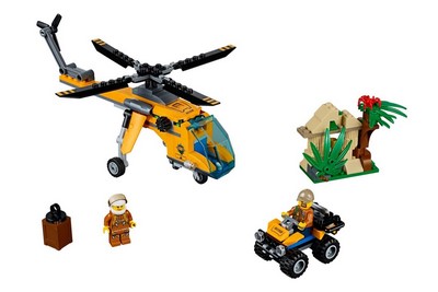 lego 2017 set 60158 Jungle Cargo Helicopter 