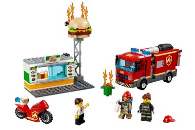 lego 2019 set 60214 Burger Bar Fire Rescue 