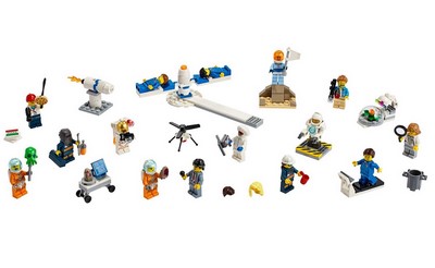 lego 2019 set 60230 People Pack - Space Research and Development Ensemble de figurines : la recherche et le développement spatiaux