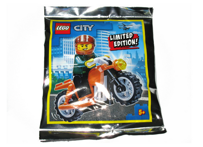 lego 2020 set 952010 Detective on Motorcycle foil pack 