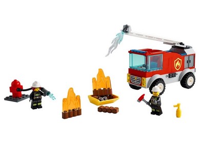 lego 2021 set 60280 Fire Ladder Truck Le camion des pompiers avec échelle