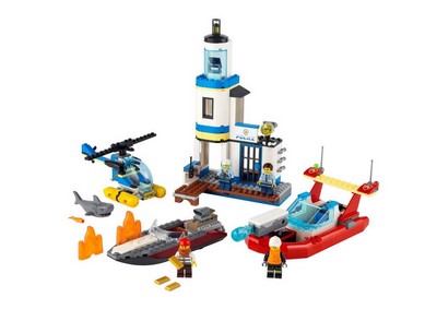 lego 2021 set 60308 Seaside Police and Fire Mission