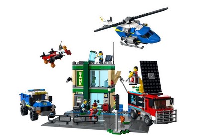 lego 2022 set 60317 Police Chase at the Bank
