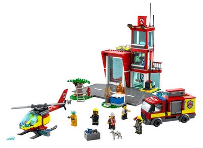 lego 2022 set 60320 Fire Station La caserne des pompiers