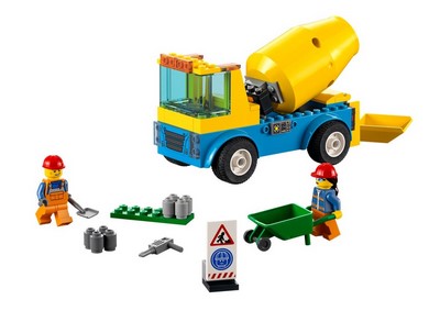 lego 2022 set 60325 Cement Mixer Truck Le camion bétonnière