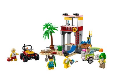 lego 2022 set 60328 Beach Lifeguard Station