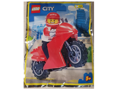 lego 2022 set 952203 Motorcycle with Driver foil pack Moto avec chauffeur