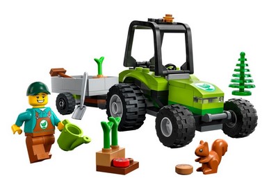 lego 2023 set 60390 Park Tractor Le tracteur forestier