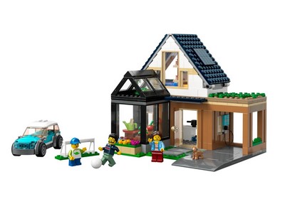 lego 2023 set 60398 Family House and Electric Car